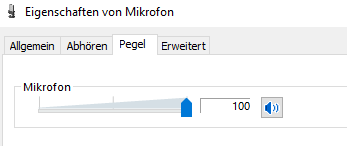 Mikrofon Pegelt sich automatisch hoch (MS Teams)?