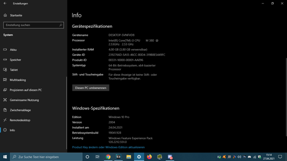Eingabeprobleme bei Windows 10?