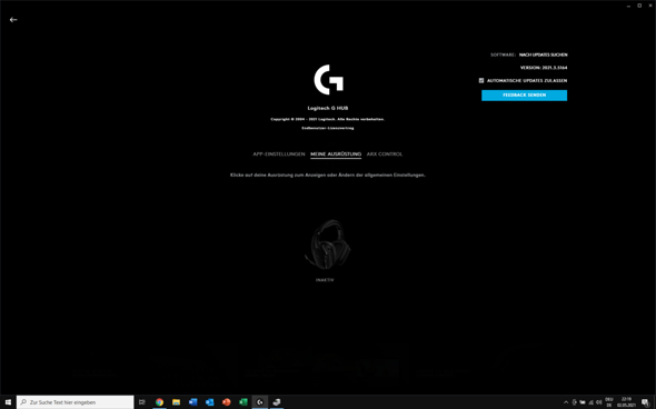 Logitech g hub funktioniert auf einem Pc und auf meinem Laptop nicht?