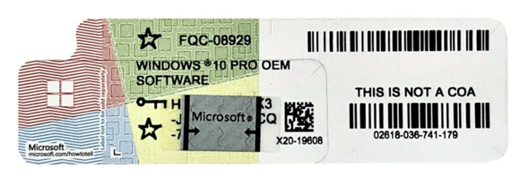 Windows 10 COA Keys - was ist der Unterschied?