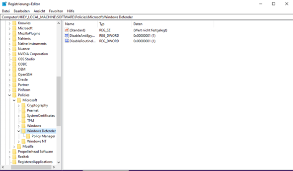 Windows sicherheit deaktiviert von Virus, wie kann ich es wieder aktivieren?