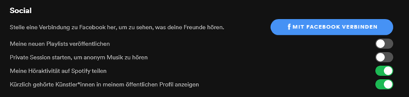 Höraktivität auf Spotify funktioniert nicht?