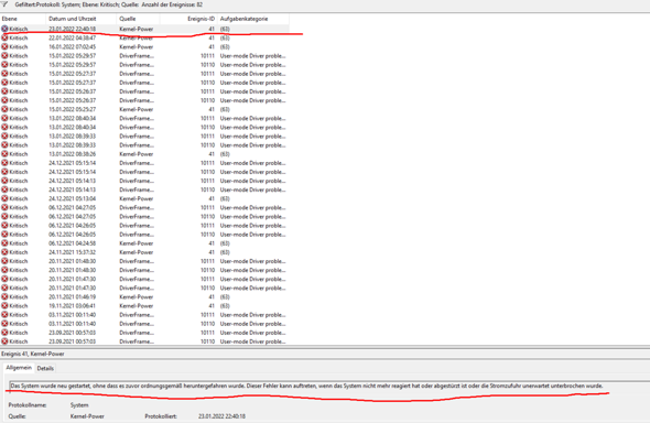 Wie kann ich herausfinden wieso mein pc so oft abstürzt?