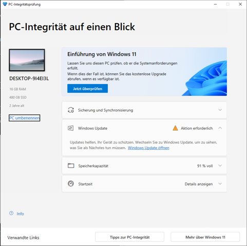 update für windows 11?
