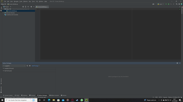 Wie installiere ich PyGame?