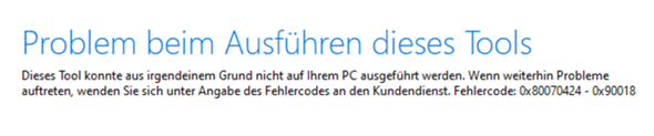 Windows wiederherstellung nicht möglich, wieso?