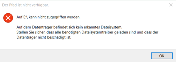 Dringend Hilfe benötigt! Sind meine unersetzlichen Daten noch zu retten?