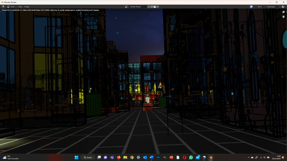 Warum rendert Blender die Cubes nicht mit?