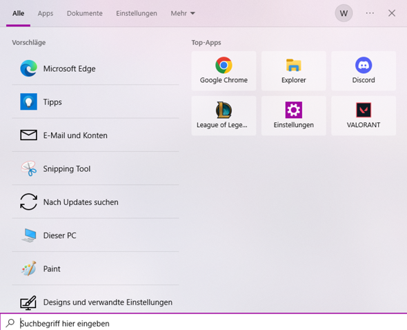 Meine Windows-Suchfelder lassen keine Texteingabe zu?