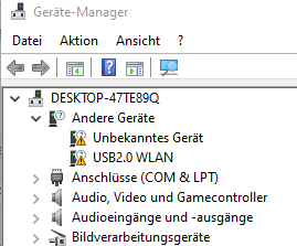 WLAN-Stick Treiber lässt sich nicht mehr installieren