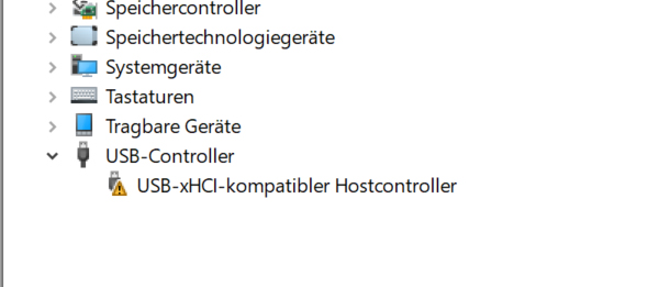 USB Controller funktioniert nicht mehr, Anschlüsse reagieren nicht