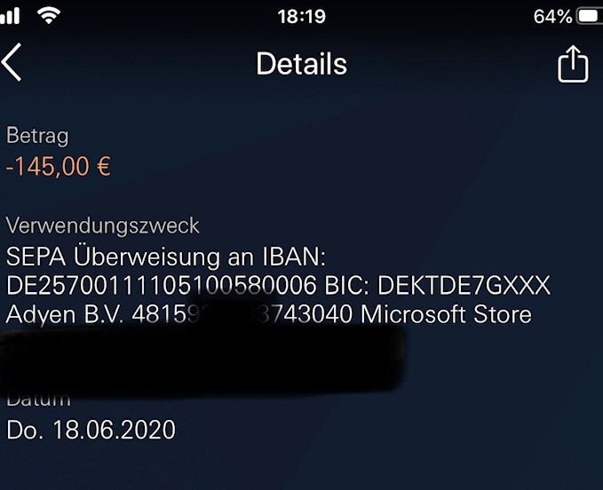 Windows 10 Home in Microsoft Store gekauft aber noch nicht aktiviert werden kann