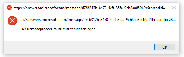 Nach Win10 creator update (1703) benimmt sich edge "daneben"