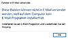 Senden an EMail-Empfänger --> können nicht in E-Mail versendet werden