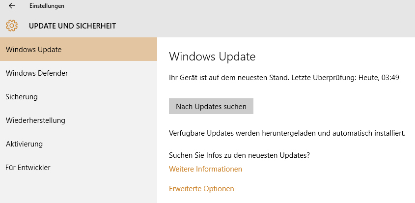 Windows 10 Anniversary Update NICHT INSTALLIERBAR