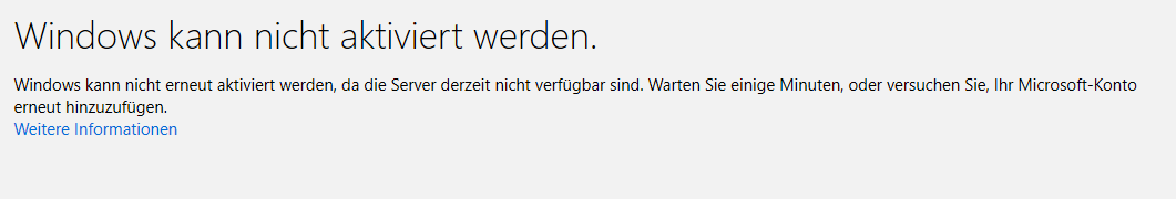 Windows 10 Pro Aktivierung