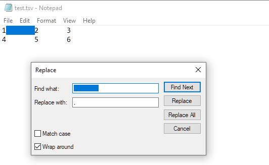 .csv Format und Notepad Frage?