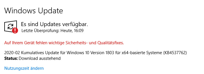 Seit 2020 kein update möglich, viel Probleme mit Win 10 update...HILFE!!!!!!!