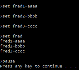 Verzögerte Erweiterung und Arrays in Win 10 Batch-Dateien
