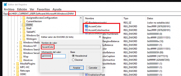 Aktiver Explorer-Box-Rand nach 1809 Update nicht sichtbar