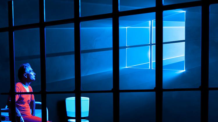 Sperren Sie Windows 10 oder kommen Sie einfach darüber hinweg.