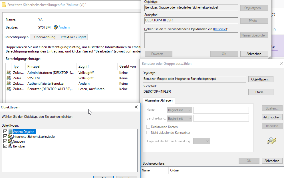 Kein Zugriff auf Dateien / Programme auf der 2. Partition?