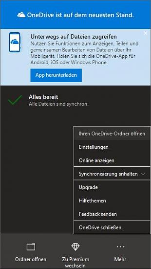 One Drive Link funktioniert nicht