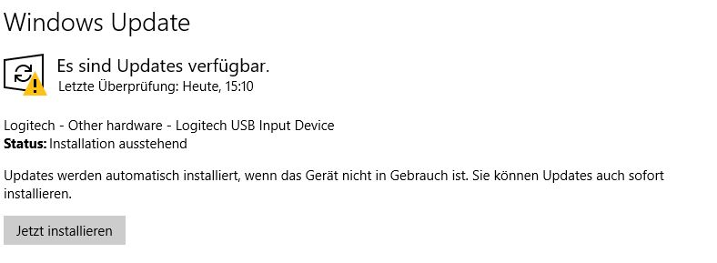 Unerwünschtes Update kriege ich nicht los.