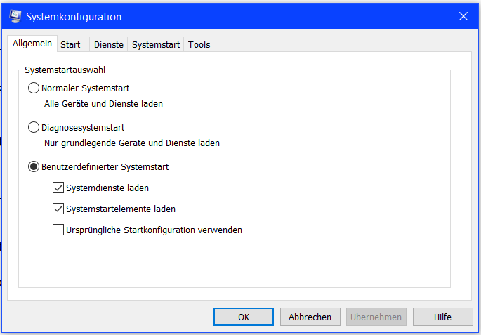 Windows 10 Pro 1709 (Build 16299.547) Boot hängt im Abgesicherten Modus beim Windows Logo