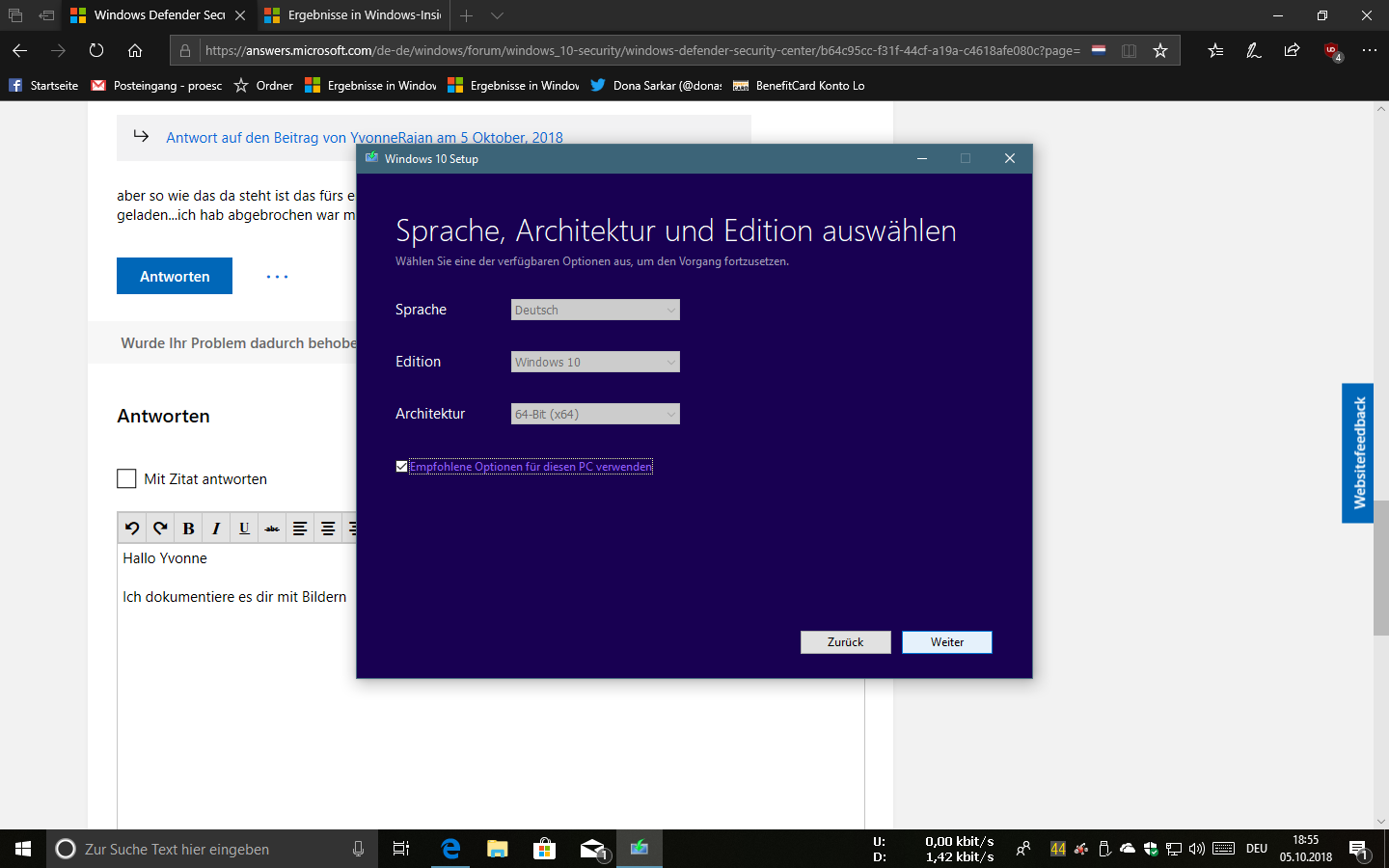 Windows Defender Security Center