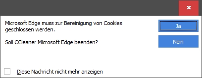 Edge permanent aktiv?