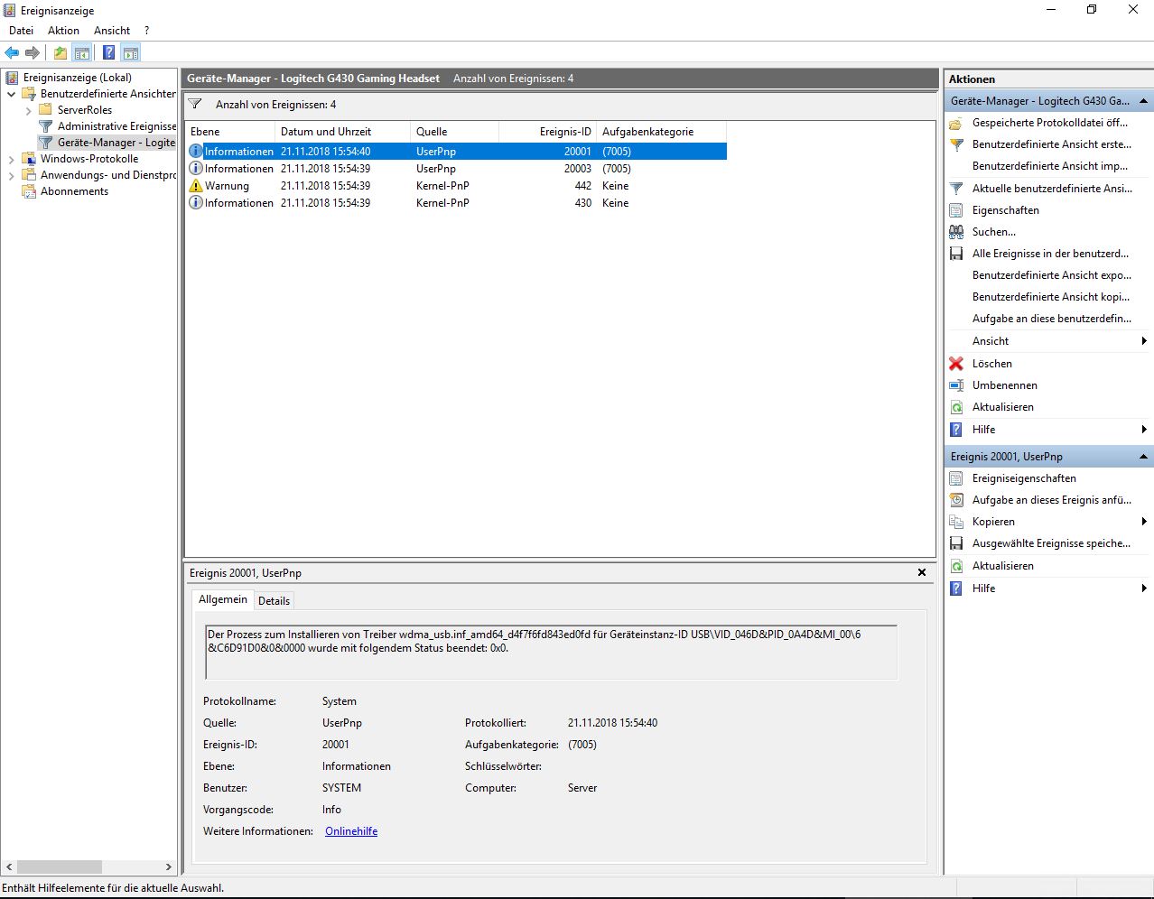 Remotedesktop Verbindung Audiowiedergabe/Audioaufzeichnung