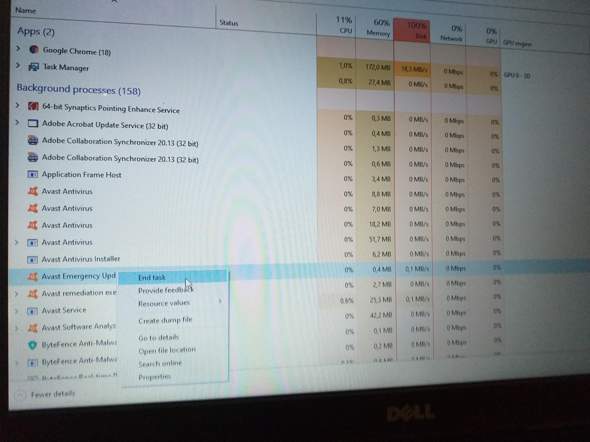 Taskmanager Windows 10 "zugemüllt"?