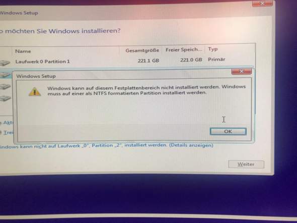 wie schaffe ich es meine festplatte für windows kompatibel zu machen?
