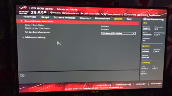 PC bootet in Bios statt Windows 10?