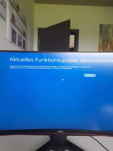 Pc startet in Erweiterte Optionen nach Windows Update?