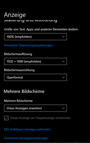 Win10 2 verschiedene Hintergrundbilder?