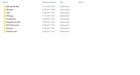 Wie komme ich an mein Backup ran?