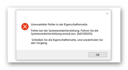 Systemwiederherstellung defekt???