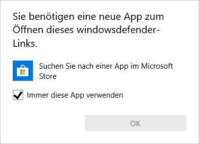 Windows Sicherheit öffnet nicht