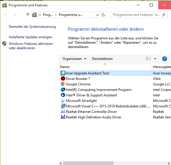 hatte nach Neu Installation, Win 10 Pro 64bit, nur noch 0x80242fff bei Update versuch, nach...