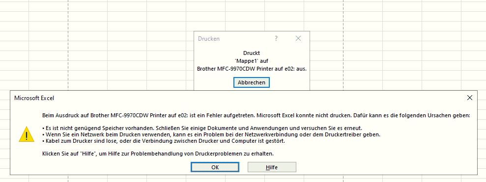 Nach Update 1909 - kein Drucker funktioniert mehr, auch nicht System-PDF-Drucker
