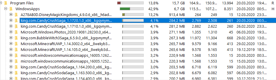 Cannot delete Microsoft-bloatware windowsapps