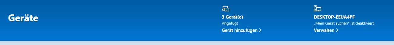 Microsoft Konto - 3 Geräte sind vorhanden, auf einem lässt sich "Fotos" nicht installieren
