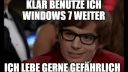 Windows 7 ist in großen Firmen nach wie vor extrem verbreitet