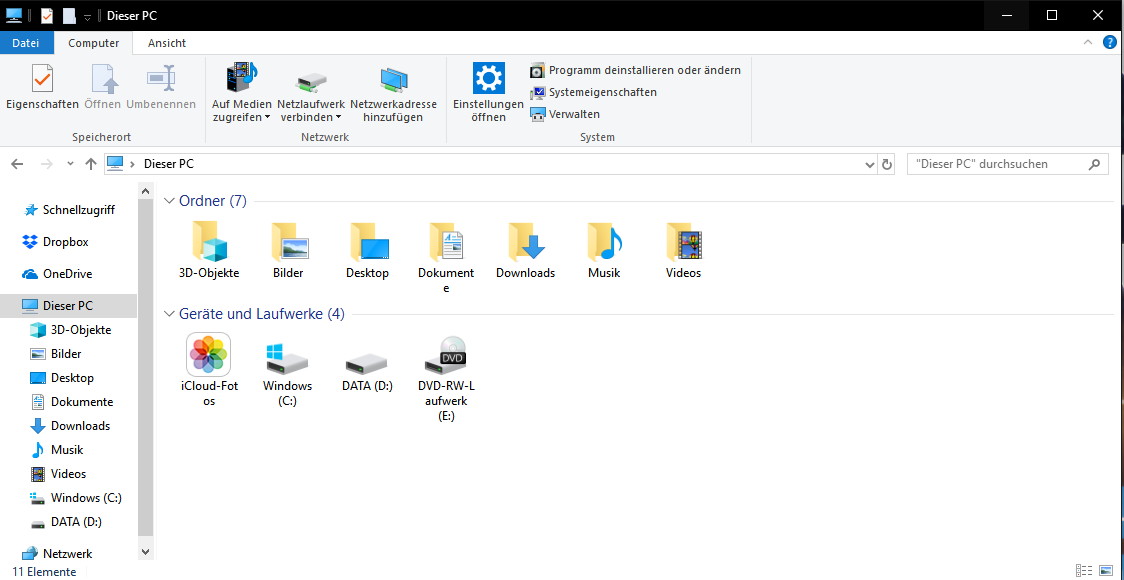 Explorer Icons werden nicht korrekt angezeigt