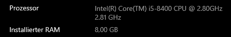Hohe CPU / RAM Auslastung im Leerlauf