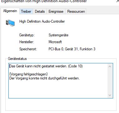 Es ist kein Audioausgabegerät installiert