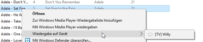 Musik von Windows Media Player per Bluetooh an JBL flip 4 abspielen