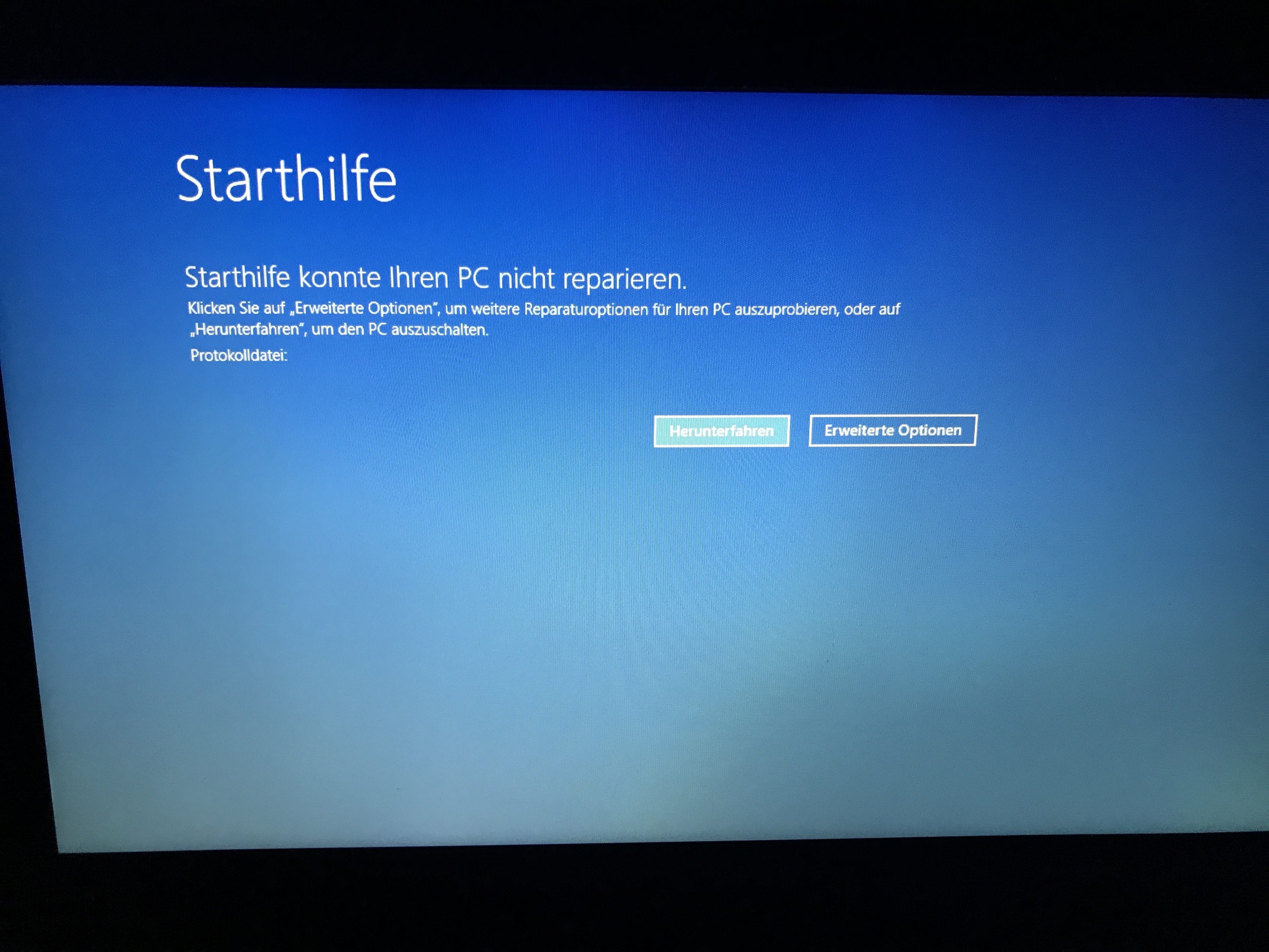 Windows 10 Startet nicht